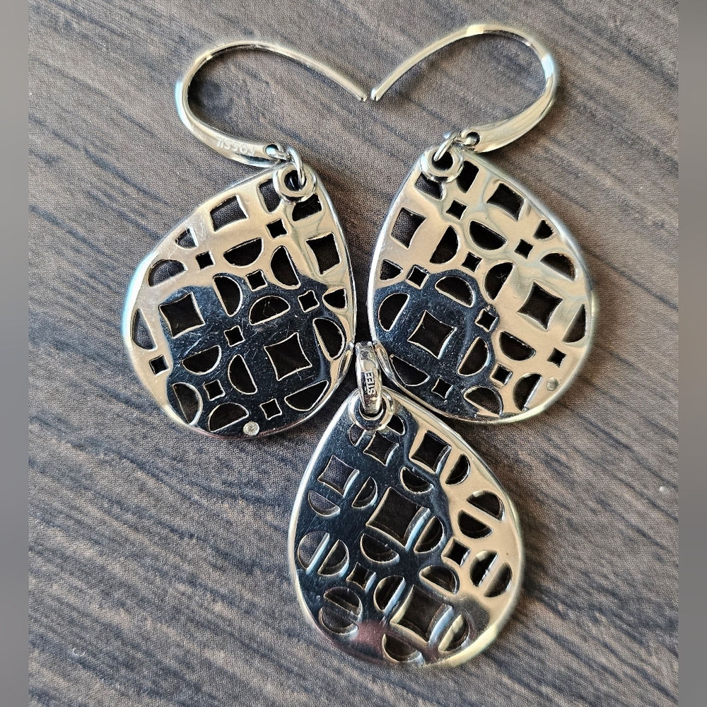 Fossil Pendant and Dangle Earrings